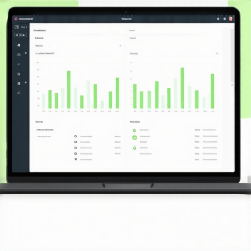 Professional Monthly Close Dashboard A digital financial dashboard showing a monthly close checklist and business performance metrics.