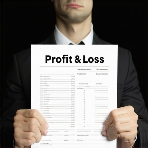 Diagram showing why profit and loss statements can be misleading regarding actual cash in the bank.