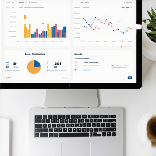 Digital financial dashboard showing business metrics and cash flow tracking for growth.