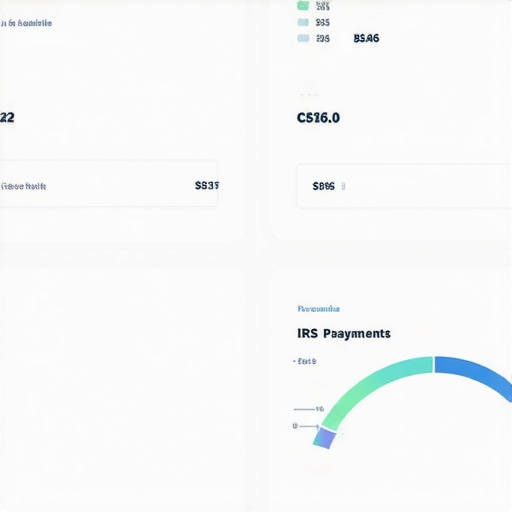 Screenshot of a professional financial dashboard comparing monthly profit with estimated tax liabilities and savings.