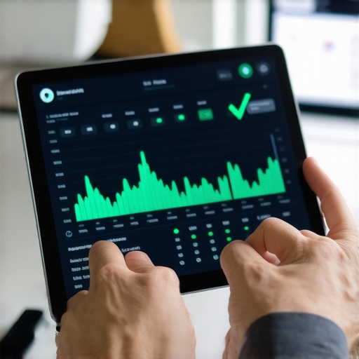 Real-time business financial reconciliation Close up of a financial dashboard showing reconciled business accounts and income streams