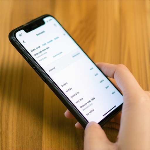 Scanning Business Receipts for Digital Bookkeeping A business owner using a mobile app to digitize a paper receipt for automated expense tracking.
