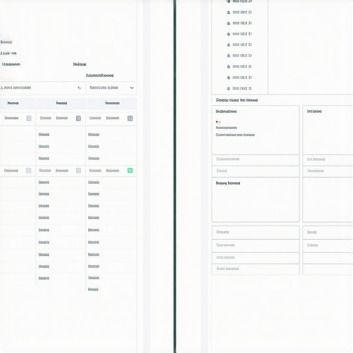 Digital workspace split between business projects and personal planning to ensure tax compliance