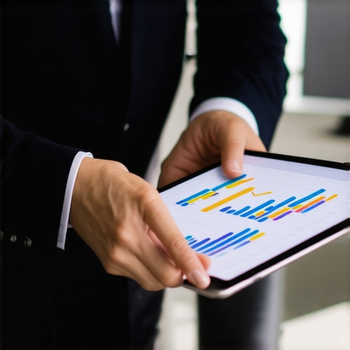Strategic Financial Partnership Business owner and CPA reviewing advanced financial reports together