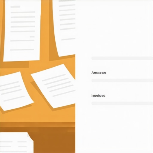 Streamlining Amazon Business Bookkeeping Comparison of manual paper receipts versus automated Amazon business bookkeeping integration