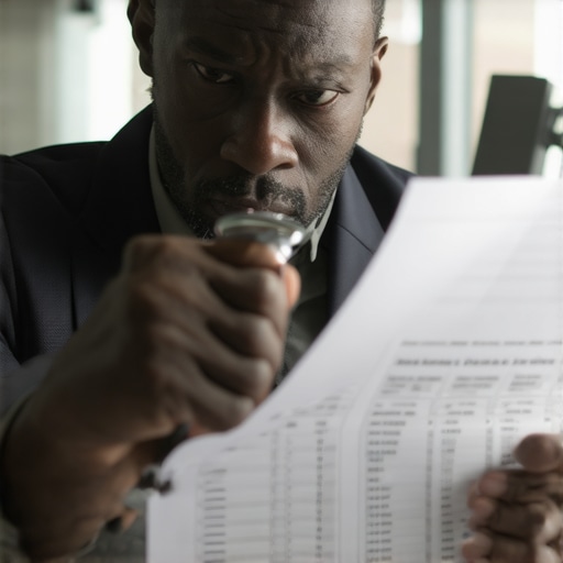 The nuance of accurate business financial reporting A business owner inspecting a balance sheet for common reporting errors