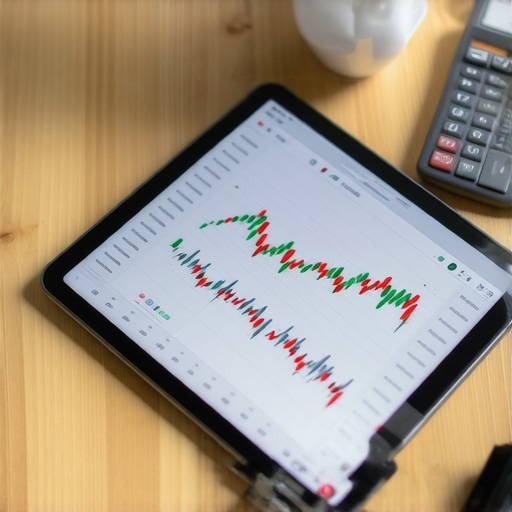Unraveling Multi-Currency Ledger Discrepancies Tablet displaying multi-currency ledger sheets and financial graphs on a wooden desk