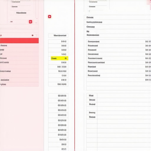 A digital dashboard showing a duplicate payment alert next to an organized accounting ledger.