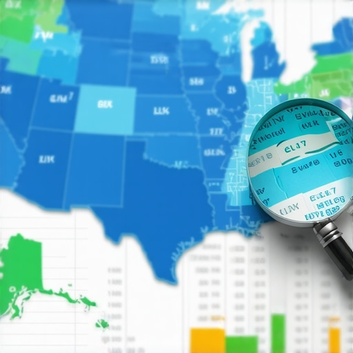 Visualizing Multi-State Payroll Compliance and Nexus Mapping A digital map and financial spreadsheet used for tracking state tax nexus and payroll compliance.